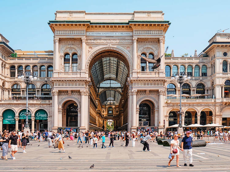 Galleria Vittorio Emanuele II Entrance